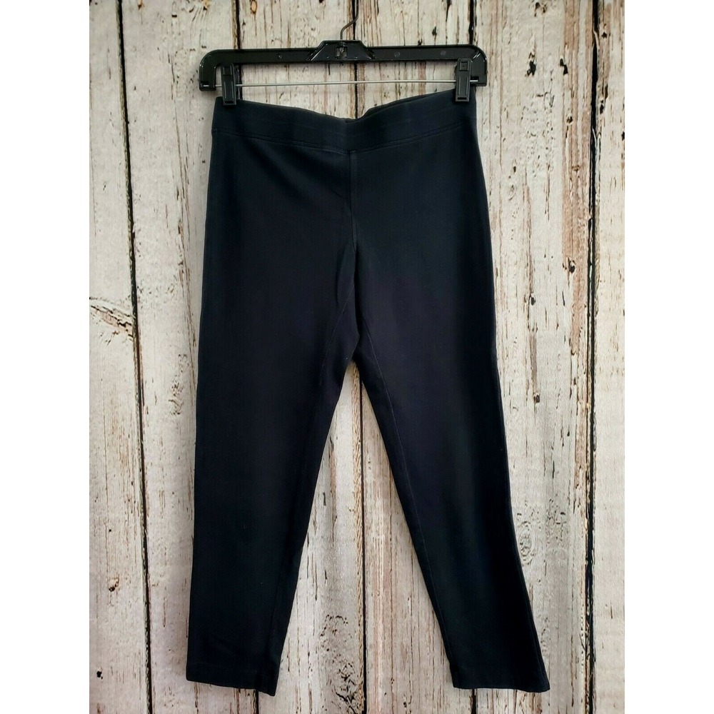 Express Women's Small Solid Black Cropped Skinny Leggings Pants Casual Comfort